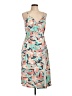 Nine West 100% Polyester Tropical Teal Casual Dress Size L - photo 1
