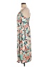 Nine West 100% Polyester Tropical Teal Casual Dress Size L - photo 5