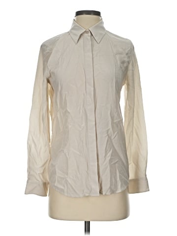 Babaton Long Sleeve Silk Top (view 1)