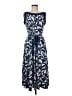 Perceptions Blue Casual Dress Size M - photo 1