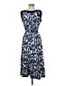 Perceptions Blue Casual Dress Size M - photo 2