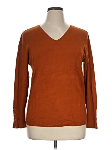 JM Collection Pullover Sweater (view 1)