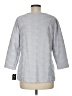 JM Collection Silver 3/4 Sleeve Top Size M - photo 2