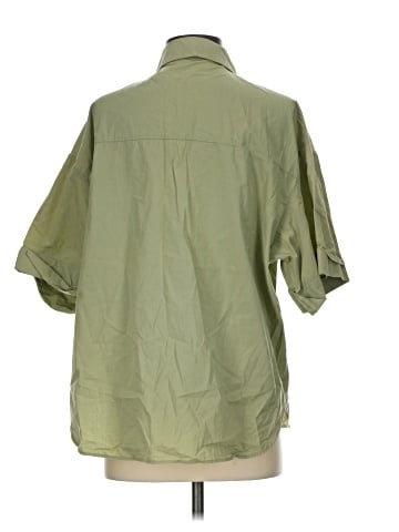 Zara 3/4 Sleeve Button-Down Shirt (view 2)