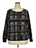 Apt. 9 Plaid Gray Pullover Sweater Size XXL - photo 1