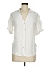 Merry Fun Ivory Short Sleeve Blouse Size M - photo 1