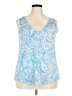 Lilly Pulitzer Blue Sleeveless Top Size XXL - photo 1