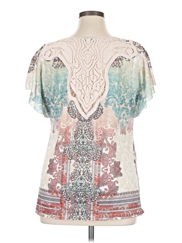 Live and Let Live Short Sleeve Blouse (view 2)