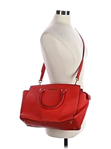 MICHAEL Michael Kors Leather Satchel (view 2)