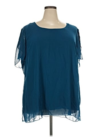Roaman's Short Sleeve Blouse (view 1)