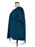 Roaman's 100% Polyester Blue Short Sleeve Blouse Size 26W - photo 5