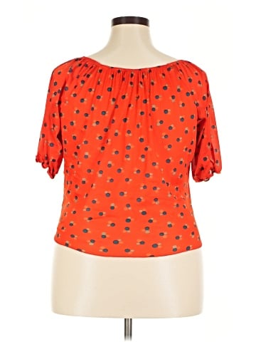 Knitted & Knotted Short Sleeve Blouse (view 2)