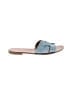 M. Gemi 100% Leather Blue Sandals Size EU 40 1/2 - photo 1