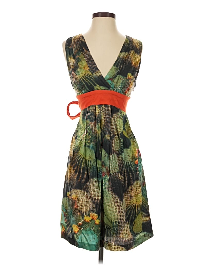 Pre-owned Eva Franco Cocktail Dress In Green