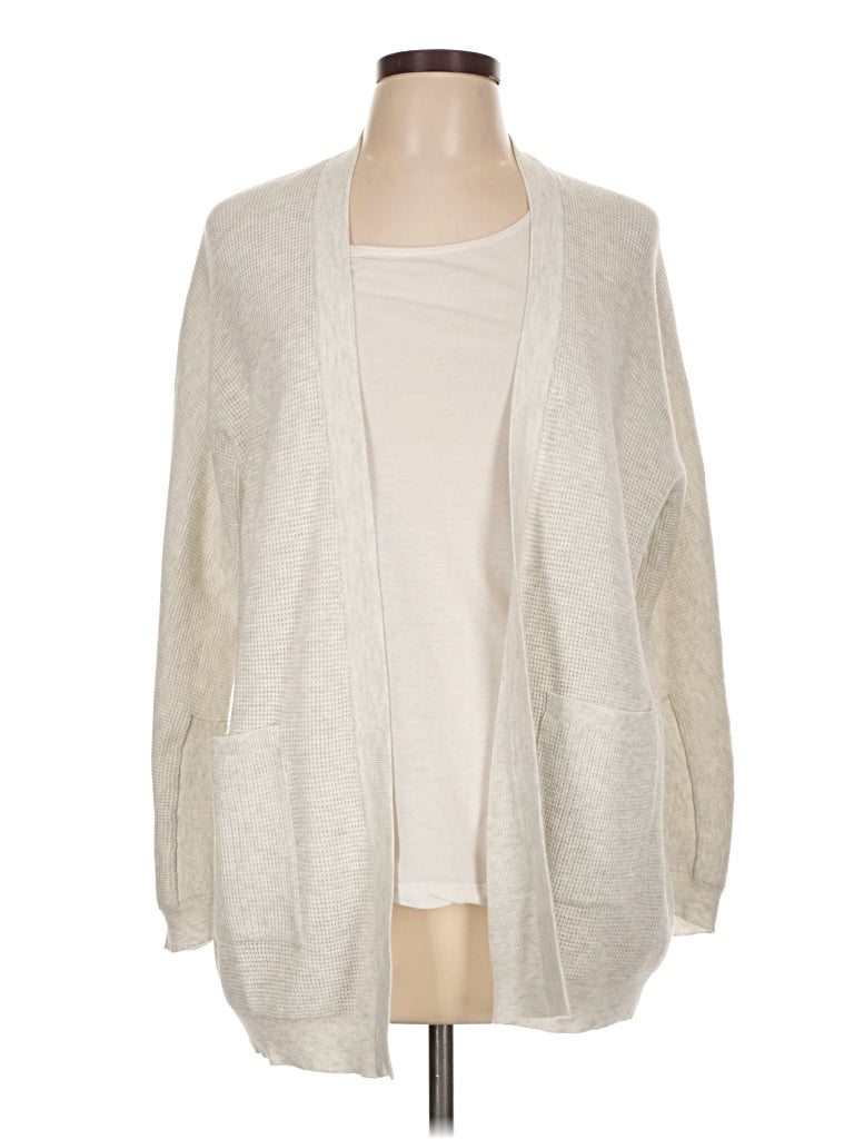 Pre-owned Evolution By Cyrus Cardigan Sweater In Ivory
