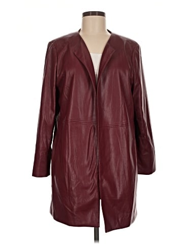 Chico's Faux Leather Jacket (view 1)