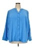 D&Co. Blue 3/4 Sleeve Blouse Size 2X - photo 1