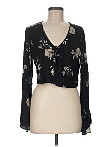 Pull&Bear Long Sleeve Blouse (view 1)