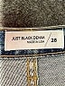 Just Black Blue Jeans Size 28 waist - photo 7