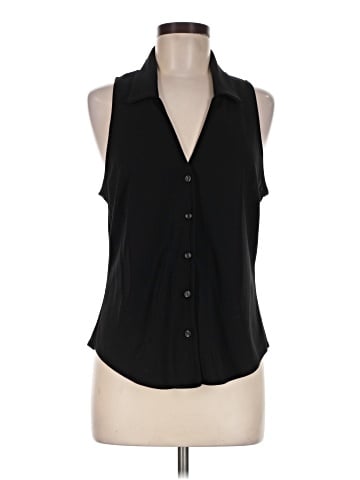 INC International Concepts Sleeveless Button-Down Shirt (view 1)