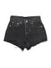 Levi's Hearts Black Denim Shorts Size 26 (estimated) - photo 1