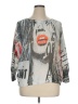 GiGi Moda Print Silver Sweatshirt Size XL - photo 1