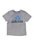 Adidas Gray Active T-Shirt Size 4 - photo 1