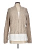 Magaschoni Tan Wool Cardigan Size L - photo 1