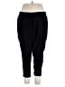 Torrid Solid Black Track Pants Size 2X Plus (2) - photo 1