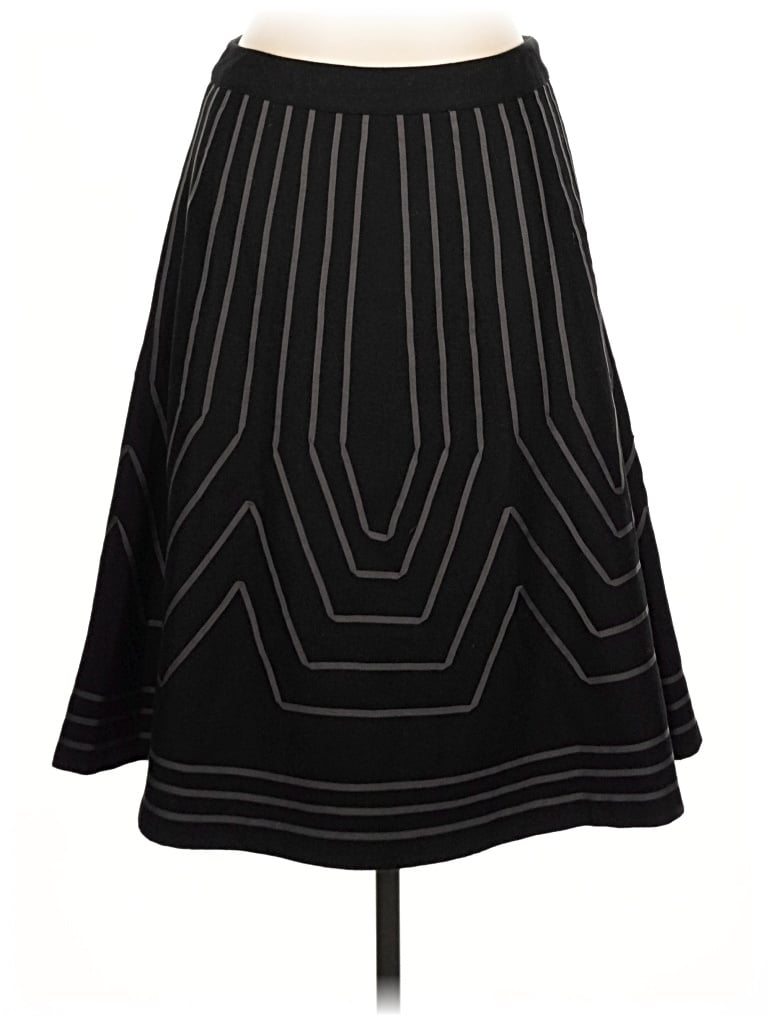 Pre-owned Boden Wool Skirt In Black