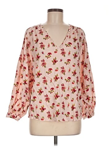 Madewell Raglan Peasant Top in Countryside Blooms (view 1)