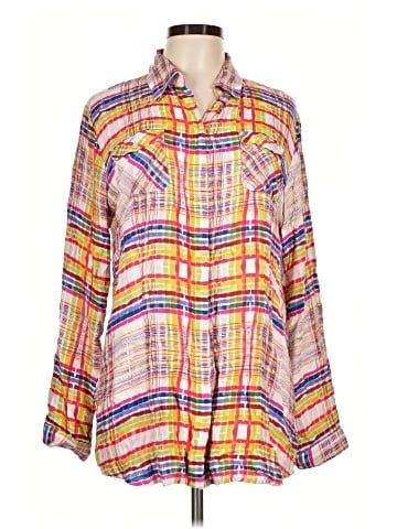 CAbi Long Sleeve Button-Down Shirt (view 1)
