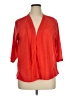 D&Co. 100% Polyester Red Cardigan Size 1X - photo 1
