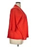 D&Co. 100% Polyester Red Cardigan Size 1X - photo 4