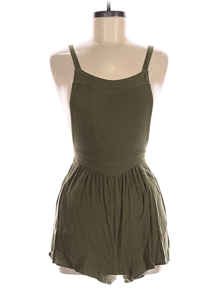 Pre-owned Forever 21 Romper In Green