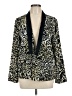 Mossimo 100% Polyester Animal Print Gold Blazer Size L - photo 1