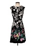 En Focus Studio Print Black Cocktail Dress Size 4 - photo 1