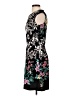 En Focus Studio Print Black Cocktail Dress Size 4 - photo 5