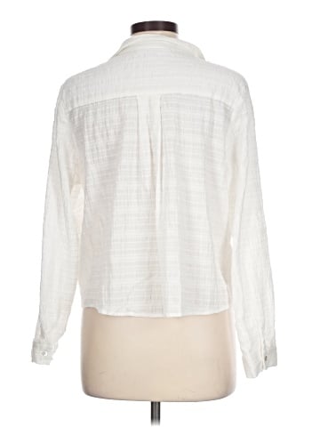 Pale Sky Long Sleeve Blouse (view 2)