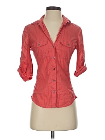 James Perse 3/4 Sleeve Button-Down Shirt (view 1)