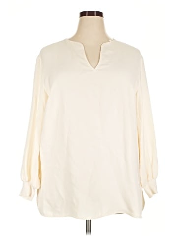 Lafayette 148 New York 3/4 Sleeve Blouse (view 1)