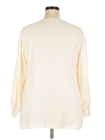 Lafayette 148 New York 3/4 Sleeve Blouse (view 2)