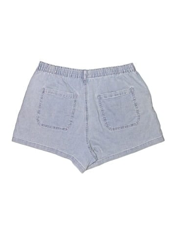Cosmic Blue Love Denim Shorts (view 2)