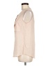 Theory Ivory Sleeveless Button-Down Shirt Size M - photo 5