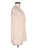 Theory Ivory Sleeveless Button-Down Shirt Size M - photo 4
