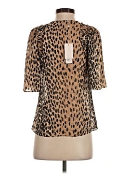 Rebecca Taylor Short Sleeve Silk Top (view 2)