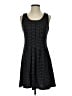 Max Studio Polka Dots Black Casual Dress Size S - photo 1