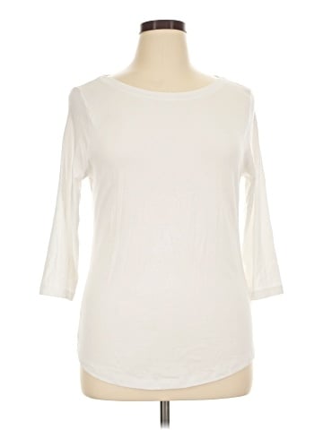 Jones New York 3/4 Sleeve T-Shirt (view 1)