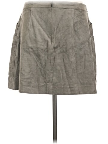 BCBGMAXAZRIA Faux Leather Skirt (view 2)
