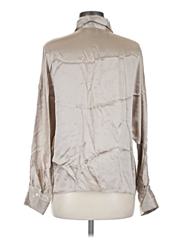 MNG Long Sleeve Silk Top (view 2)